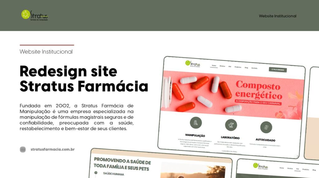 Projeto da Moinho para Stratus Farmácia