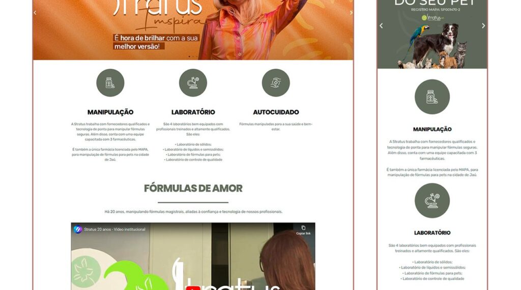 Projeto da Moinho para Stratus Farmácia