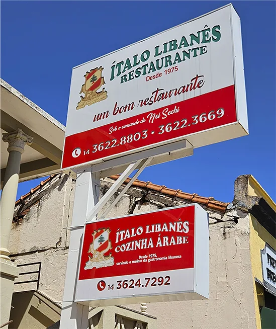 Projeto da Moinho para Ítalo Libanês Cozinha Árabe