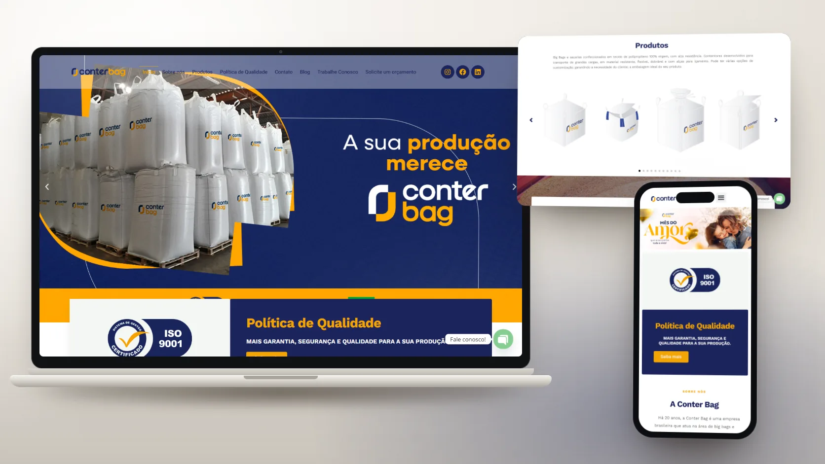 Projeto da Moinho para Conter Bag