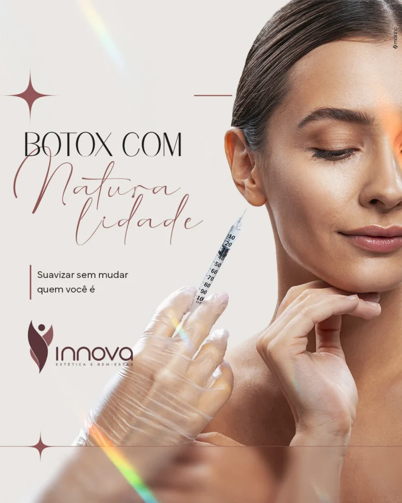 Peça de comunicação da Innova Estética e Bem-Estar: CARROSSEL 3.1