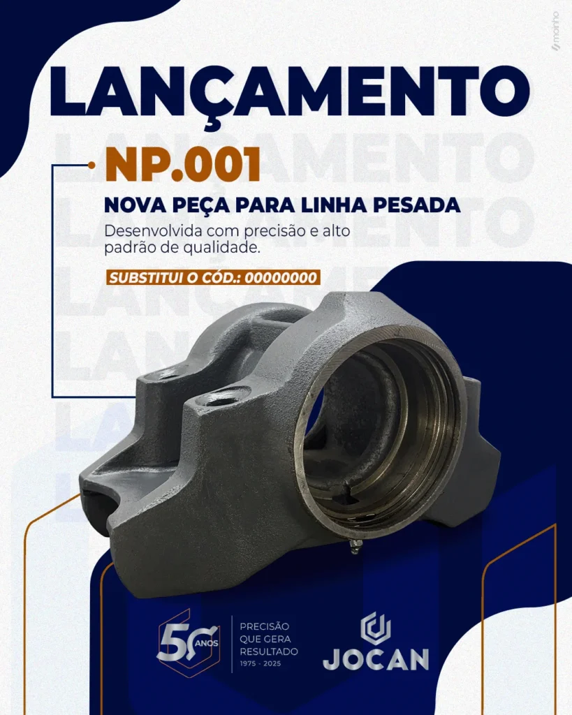 Peça de comunicação da Jocan Metalúrgica: Jocan_post_Lancamento