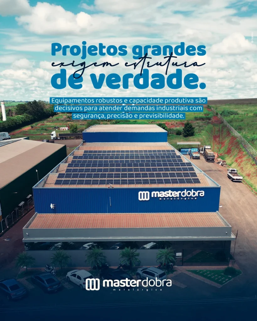 Peça de comunicação da Master Dobra: Post 03 -Estrutura para grandes projetos