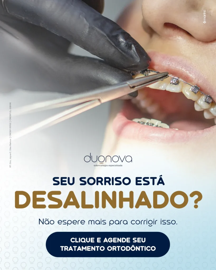 Anúncio da Duonova sobre tratamento ortodôntico