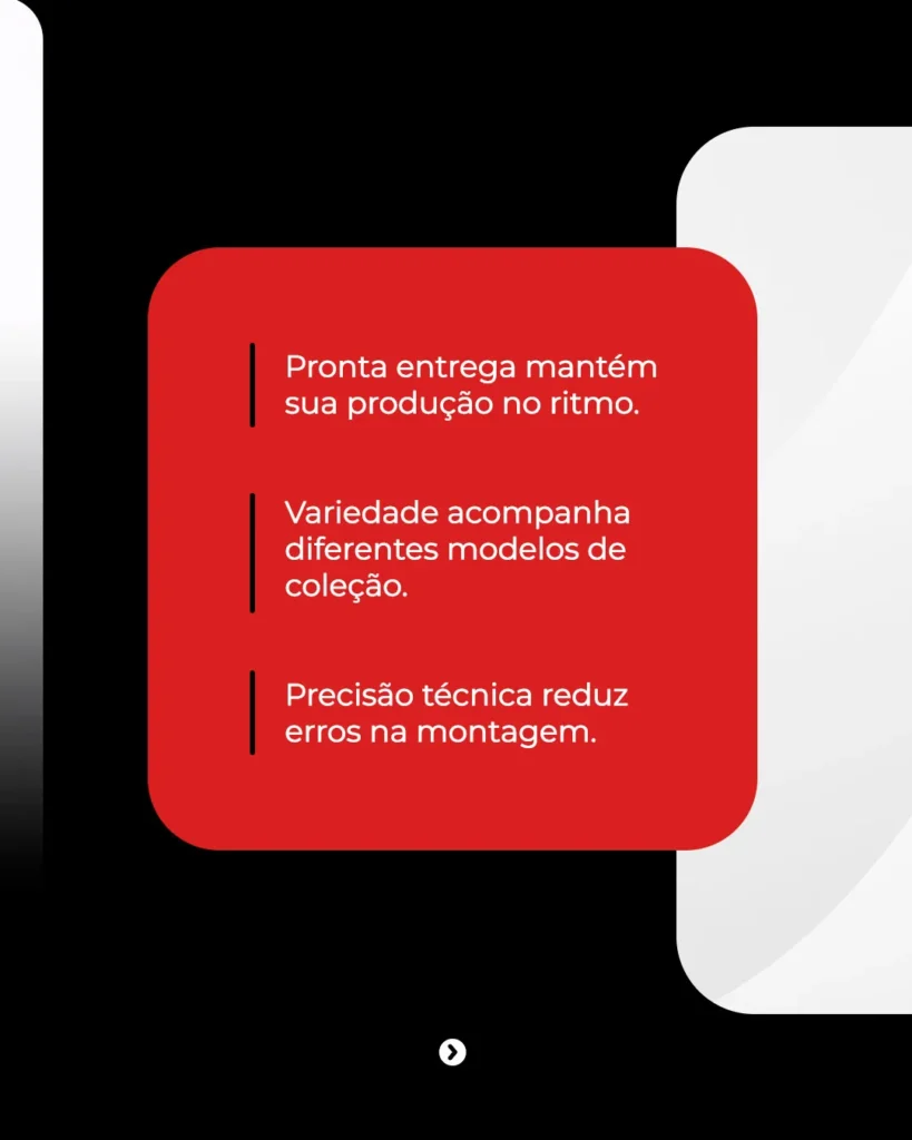 Anúncio da Tecnoplast sobre pronta entrega e variedade de modelos