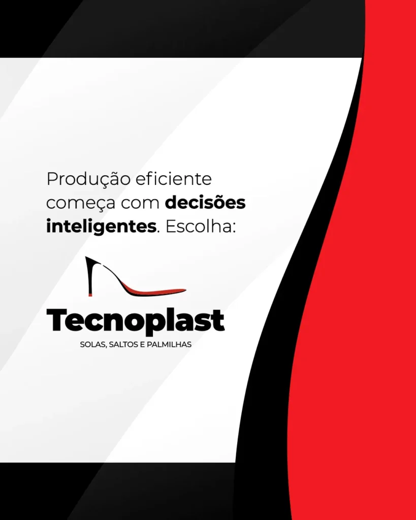 Anúncio da Tecnoplast: "produção eficiente começa com decisões inteligentes"